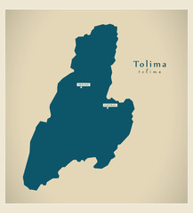 Modern Map - Tolima CO