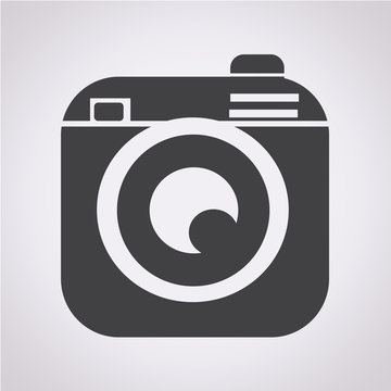Hipster camera photo icon