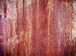 Rusted sheet of metal