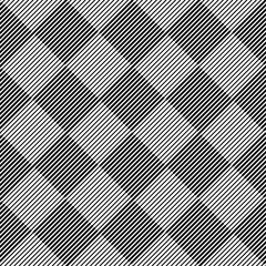 Black and white geometric seamless pattern with line, abstract b