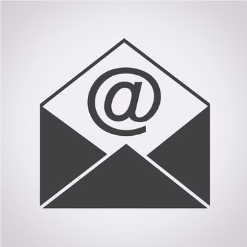 Sending email and envelope icon