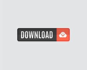 Fototapeta premium Download web button flat design. Template for website