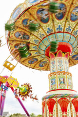 Colorful merry-go-round.