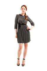 Fototapeta premium Full length portrait of a confident young female