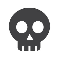 Fototapeta premium skull bone icon