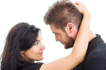 Obraz premium Couple inlove looking at each other