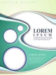 modern poster template design