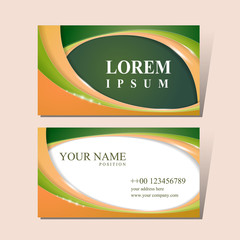 modern business card design template