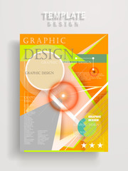 modern poster template design