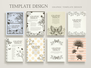 elegant poster template design