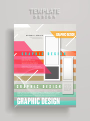 modern poster template design