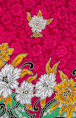 Flower print fabric