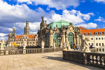 Fototapeta premium Dresden, famous Zwinger museum