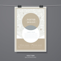 elegant poster template design