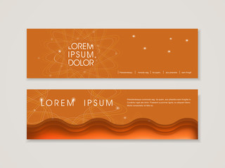 elegant banner template design