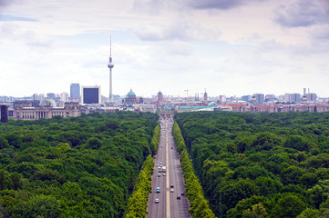 Naklejka premium Berlin cityline