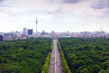 Gordijnen Berlin cityline © borzywoj
