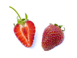 Sliced strawberry