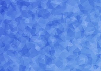Obraz premium Blue abstract geometric polygon low poly vector illustration ,