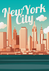 Obraz premium Panoramę Nowego Jorku