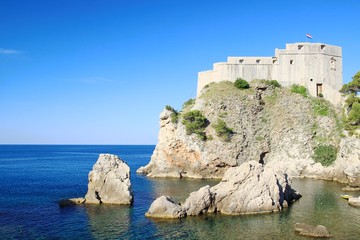 Fototapeta na wymiar Fort Lovrijenac in Dubrovnik, Croatia