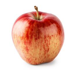 Bright red apple