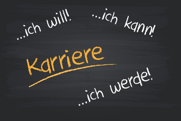 Obraz premium Karriere Tafel