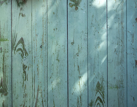 alter Holz Hintergrund Scheune grün / blau
