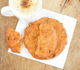 Nippattu,  a vegetarian snack.
