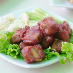 Fried Fermented Spare Ribs