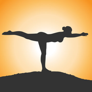 Yoga - der Krieger III