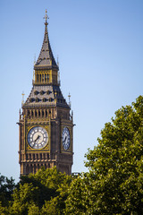 Fototapeta na wymiar Big Ben in Westminster