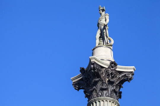 Admiral Horatio Nelson Statue On Nelsons Column