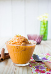 Thai tea icecream