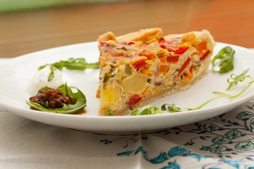 Quiche vegetariana