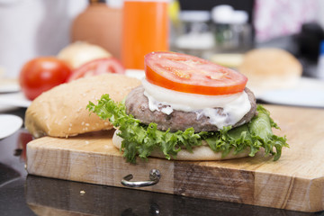 decorated Hamburger