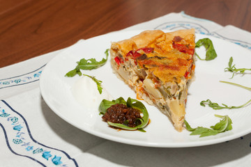 Quiche vegetariana