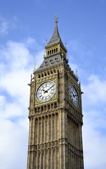 Fototapeta na wymiar Big Ben in London and sky