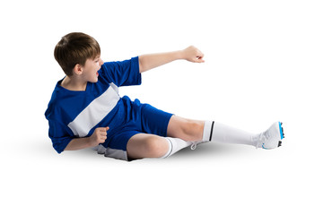 Obraz premium Young footballer