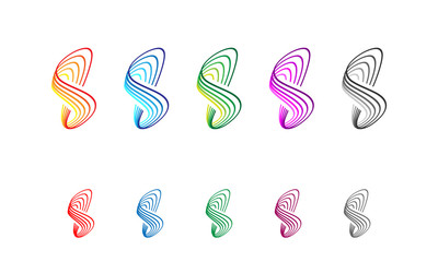 s, s letter, letter s, infinity, text, font, alphabet,  vector, logo, design