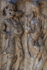 France, Ville de Moissac, l'église abbatiale