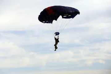 Tuinposter lancio con il paracadute © francescodemarco