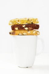 Cup of coffee and cookies
