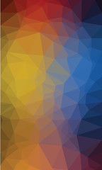 Obraz premium Simple colorful polygonal background