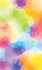 Simple colorful polygonal background