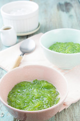 Lod Chong Dessert in Coconut Milk