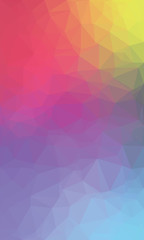 Fototapeta premium Simple colorful polygonal background