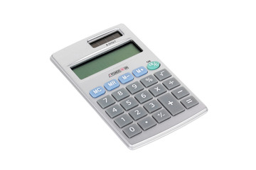 Calculator on white