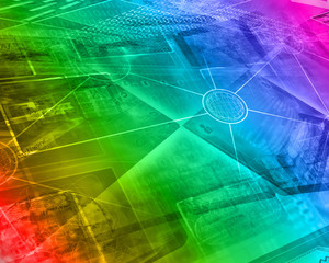 Obraz premium Internet Abstract