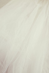 Obraz premium Vintage tulle chiffon texture background. wedding concept 